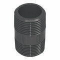 Genova Products LASCO 205025BC Pipe Nipple, 1/2 in, NPT, PVC, Gray, SCH 80 Schedule, 2-1/2 in L 383025D